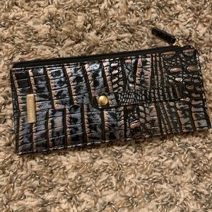 Melbourne Leather Crocodile-Embossed Wallet
